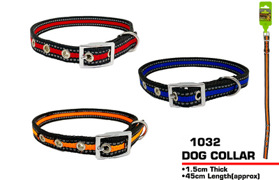 ASST. COLOURS DOG COLLAR