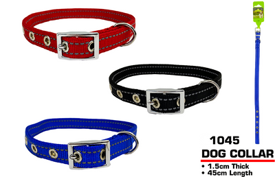ASST. COLOURS DOG COLLAR