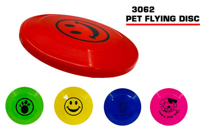 ASST. COLOURS PET FLYING DISC