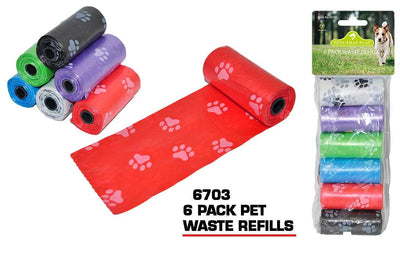 PACK OF 6 WASTE REFILL BAGS