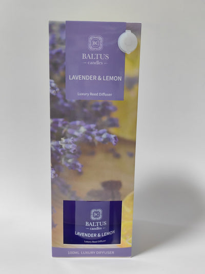 LAVENDER AND LEMON 100ML REED DIFFUSER