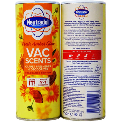 NEUTRADOL 350GR AMBER GLOW CARPET SCENTS