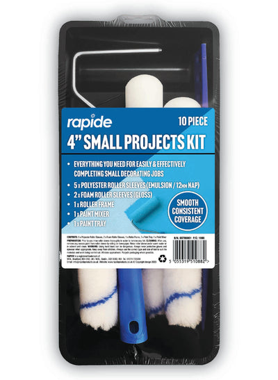 RAPIDE 4" MINI ROLLERS AND TRAY SET