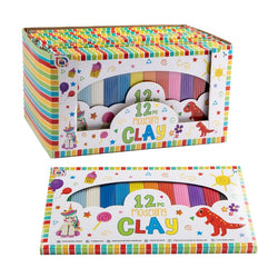 PACK OF 12 MODELLING CLAY