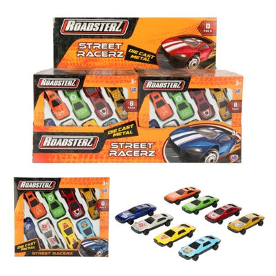 ROADSTERZ 8 PACK STREET CARS