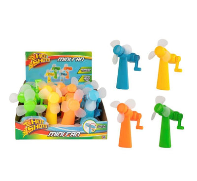 WIND UP HANDY FAN