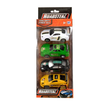 ROADSTERZ 4 PACK MEGA RACERS