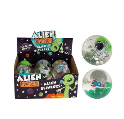 ALIEN INVASION FLASHING BLINKERS BALL