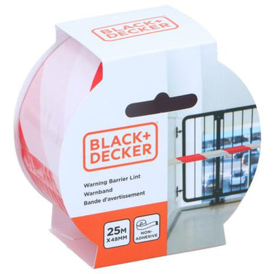 BLACK+DECKER 25MTR WARNING BARRIER TAPE