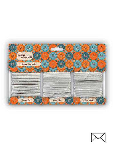 SEWING 3 ASST. SIZES ELASTIC