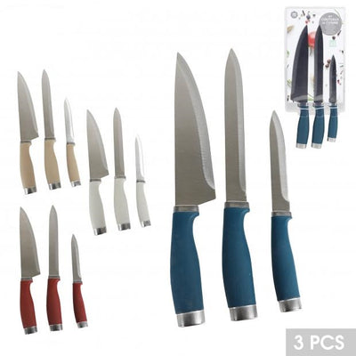 SET OF 3 SONOMA KITCHEN KNIVES