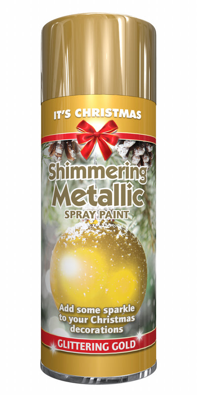 XMAS 200ML GOLD METALLIC SPRAY