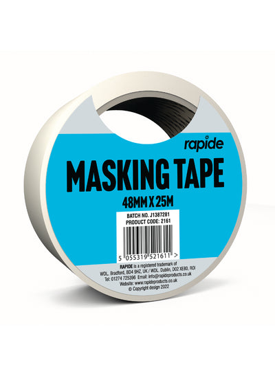 RAPIDE 48MM X 25MTR MASKING TAPE
