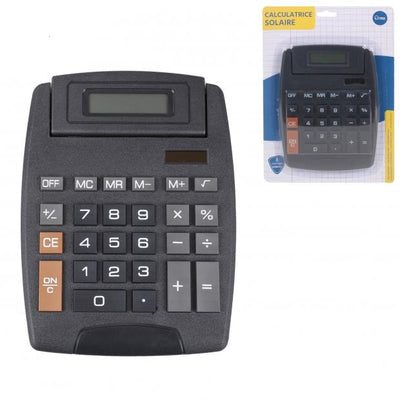 BLACK 20CM X 15CM DESK CALCULATOR