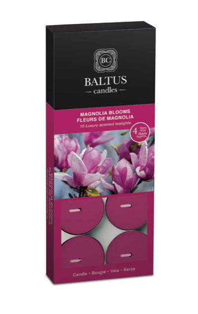 MAGNOLIA BLOOMS 10 PACK SCENTED TEALIGHTS