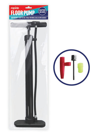 FLOOR PUMP WITH ASST. ADAPTORS