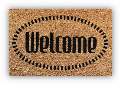 COIR 40CM X 60CM WELCOME MAT