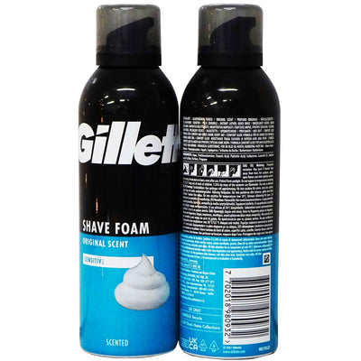 200ML GILLETTE SENSITIVE SHAVE FOAM