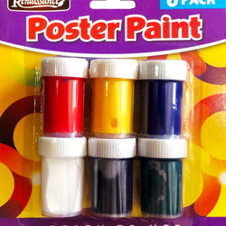 PACK OF 6 POSTER PAINTS