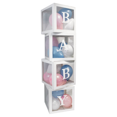 BABY SHOWER GIFT BOX WITH BALLOONS SET