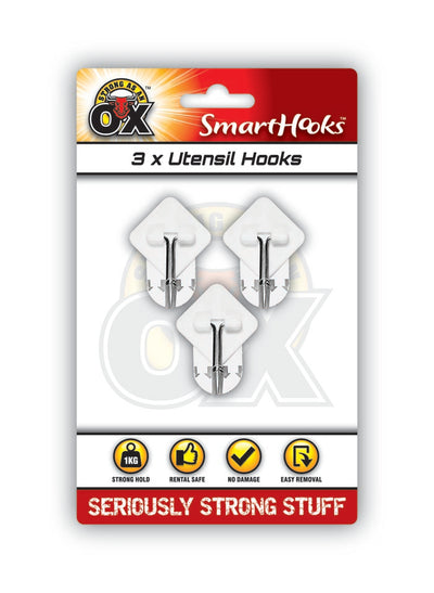 3 PACK UTENSIL HANDY HOOKS