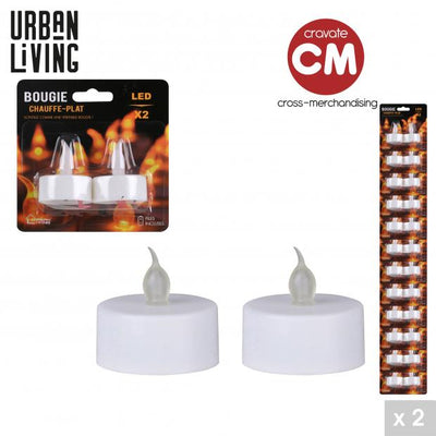 PACK OF 2 B/OP LED TEALIGHTS