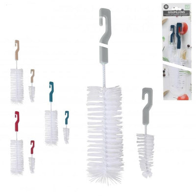 SET OF 2 BOTTLE BRUSHES