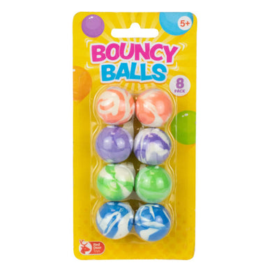 8 PACK JET BOUNCING BALLS