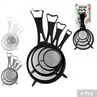 SET OF 4 ASST. SIZES STRAINERS