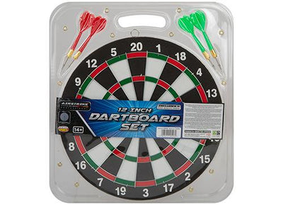 12" DART BOARD WITH DARTS