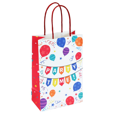 PACK OF 6 PARTY TIME LOOT BAGS