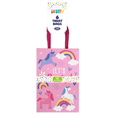PACK OF 6 UNICORN PARTY BAGS
