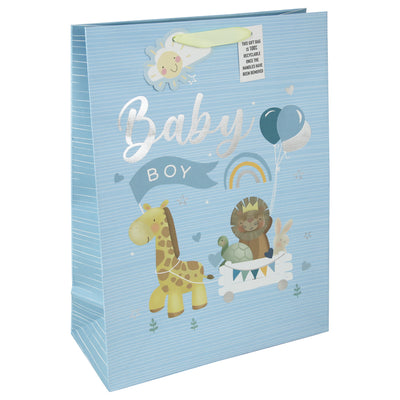 EXTRA LARGE BABY BOY GIFT BAG