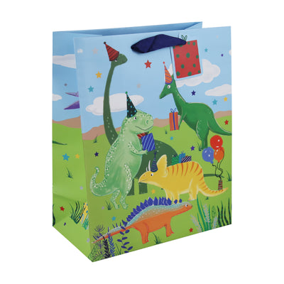 DINO DESIGN LARGE GIFT BAG