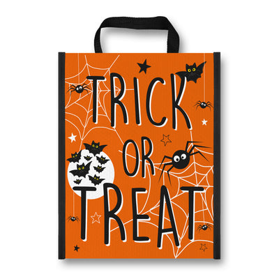 HALLOWEEN ASST. TRICK OR TREAT WOVEN BAG