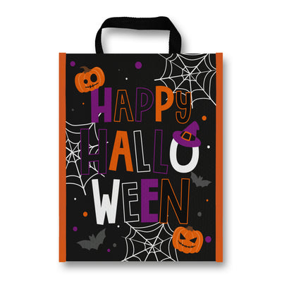 HALLOWEEN ICON TRICK OR TREAT WOVEN BAG