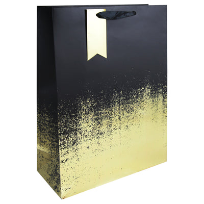BLACK GOLD DISTRESSED EXTRA LARGE GIFT BAG