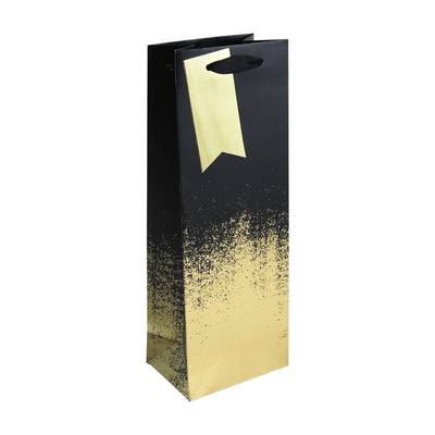 BLACK GOLD DISTRESSED BOTTLE BAG