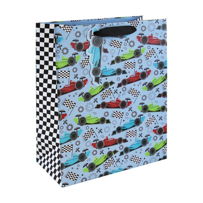 RACE CAR DESIGN LARGE GIFT BAG