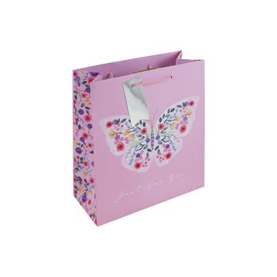 BUTTERFLY DESIGN MEDIUM GIFT BAG
