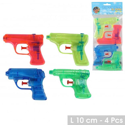 PACK OF 4 MINI WATER GUNS