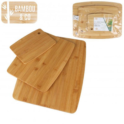 SET OF 3 ASST. BAMBOO CHOPPING BOARDS