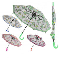ASST. DESIGNS 66CM KIDS UMBRELLA WITH WHISTLE