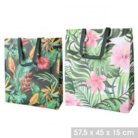 ASST. DESIGNS LARGE WOVEN SHOPPING BAG