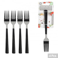 4 PACK STAINLESS STEEL FORKS