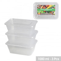 3 PACK 1000ML FOOD CONTAINERS