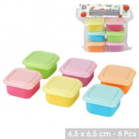 6 PACK MINI SQUARE FOOD BOX