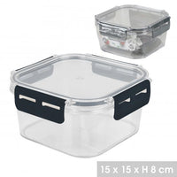 BLUE TRIM LID 900ML FOOD CONTAINER
