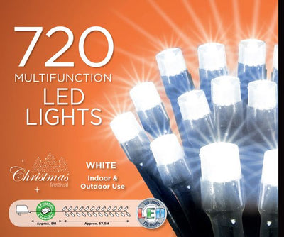 WHITE 720 LED BULB CHASER LIGHTS