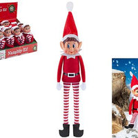 LONG LEG 12"NAUGHTY SANTA ELF